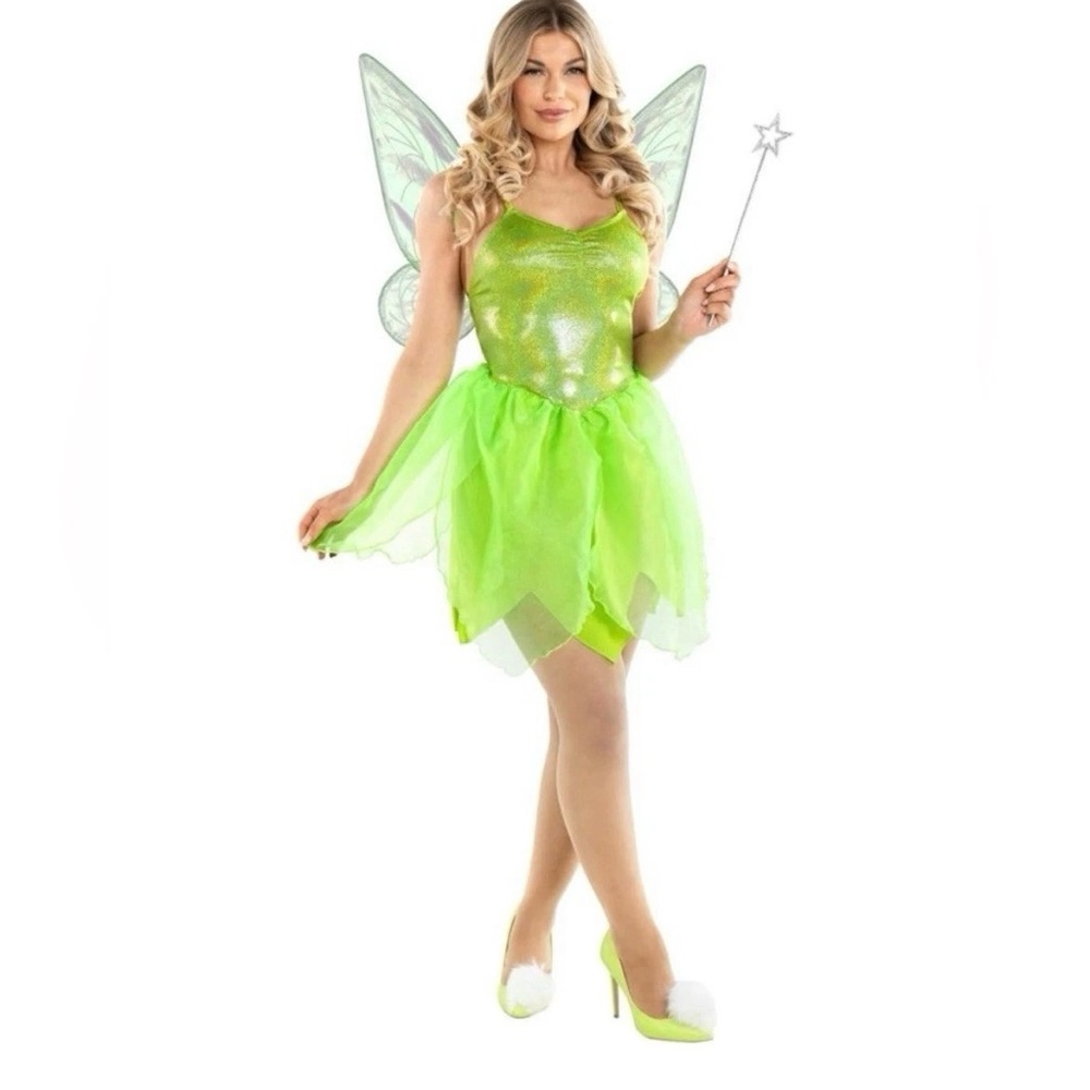 Morphe Green Fairy Costume Dress Large